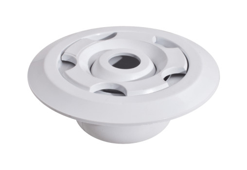 Side feeding nozzle with ball Hinged