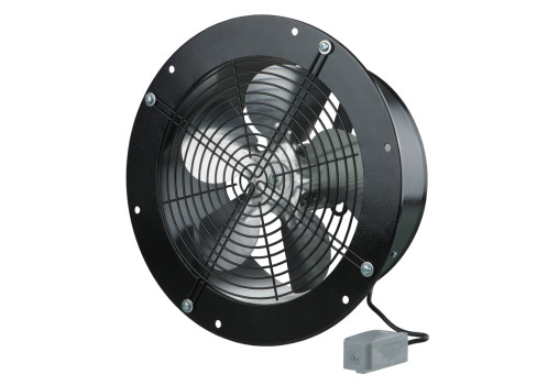 Inline axial fans aluminium impellers (Vents OVK1 Series)