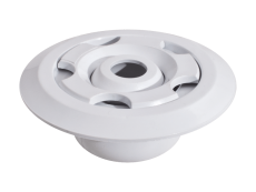 Side feeding nozzle with ball Hinged